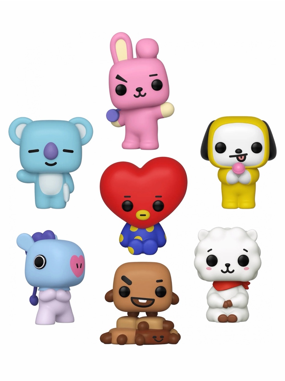 BT21 FUNKO POP FULL SET 7PCS - BNIB